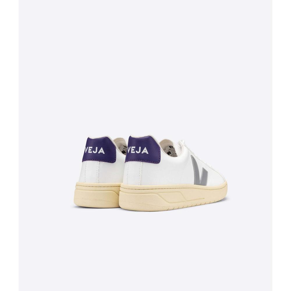 Women's Veja URCA CWL OXFORD-GREY Sneakers White/Purple | SG 633RVD